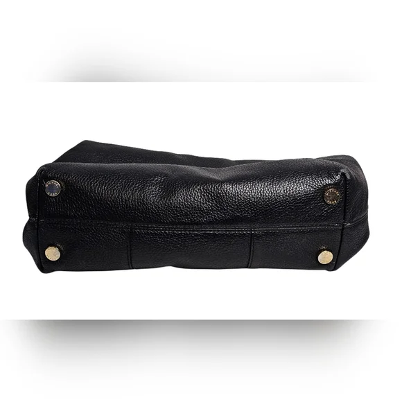 Michael Kors Jet Set Studded Leather Black Handbag Shoulder Tote Travel Bag Chic - Picture 9 of 16